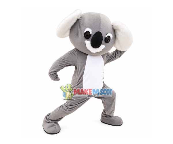 Kung Fu Grey Koala Mascot Costume