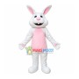 Giggly Big White Rabbit Mascot Costume
