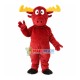 Dumb Elk With Yellow Horns Mascot Costume Dumb Elk With Yellow Horns Mascot Costume