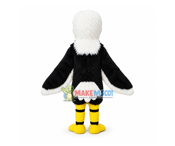 Long Wool Furry Eagle Mascot Costume Long Wool Furry Eagle Mascot Costume