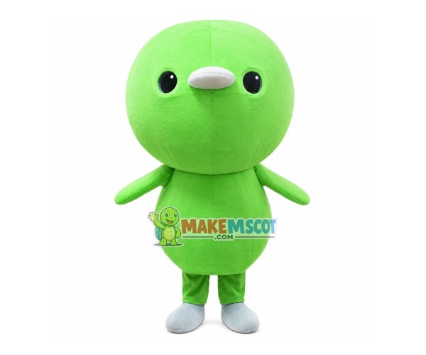 Adult Lovely Green Doll Mascot Costume