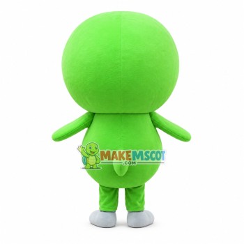 Adult Lovely Green Doll Mascot Costume Adult Lovely Green Doll Mascot Costume