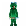 Green Sharp Teeth Snake Mascot Costume