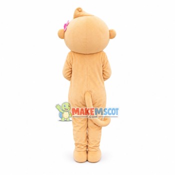 Cici Monkey Cartoon Mascot Costume Cici Monkey Cartoon Mascot Costume