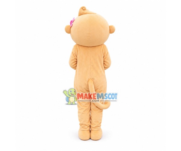 Cici Monkey Cartoon Mascot Costume Cici Monkey Cartoon Mascot Costume