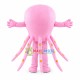 Detailed Pink Octopus Mascot Costume