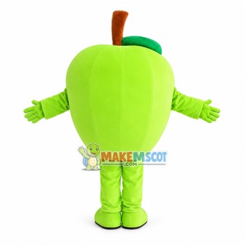 Tart Green Apple Cartoon Mascot Costume Tart Green Apple Cartoon Mascot Costume