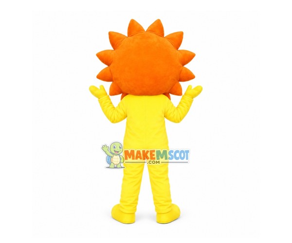 Brilliant Sun With Bow Tie Mascot Costume Brilliant Sun With Bow Tie Mascot Costume