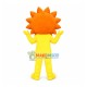 Brilliant Sun With Bow Tie Mascot Costume Brilliant Sun With Bow Tie Mascot Costume
