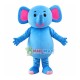 Happy Smiling Elephant Mascot Costume Happy Smiling Elephant Mascot Costume