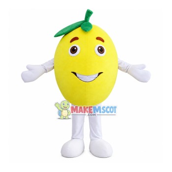 Sour Lemon Cartoon Mascot Costume