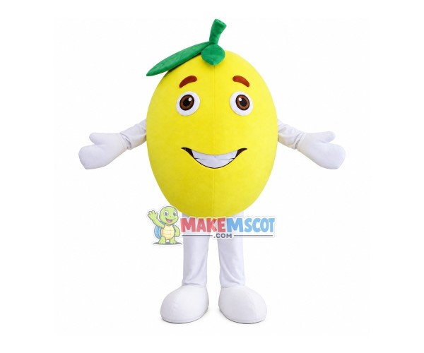 Sour Lemon Cartoon Mascot Costume Sour Lemon Cartoon Mascot Costume