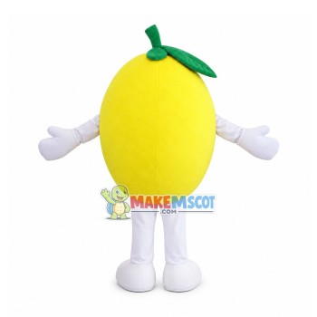 Sour Lemon Cartoon Mascot Costume Sour Lemon Cartoon Mascot Costume