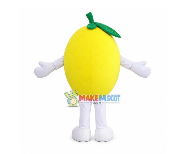 Sour Lemon Cartoon Mascot Costume Sour Lemon Cartoon Mascot Costume
