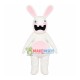 Crazy Rabbit Cartoon Mascot Costume Crazy Rabbit Cartoon Mascot Costume