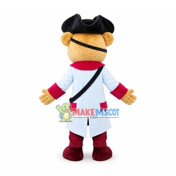 Captain Pirate Bear Mascot Costume