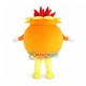 Orange Dragon Fruit Mascot Costume Orange Dragon Fruit Mascot Costume