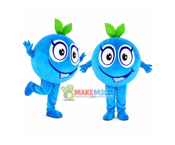 Big Eyes Cartoon Blueberry Mascot Costume Big Eyes Cartoon Blueberry Mascot Costume