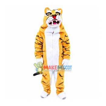 Hungry Ugly Tiger Mascot Adult Costume Hungry Ugly Tiger Mascot Adult Costume
