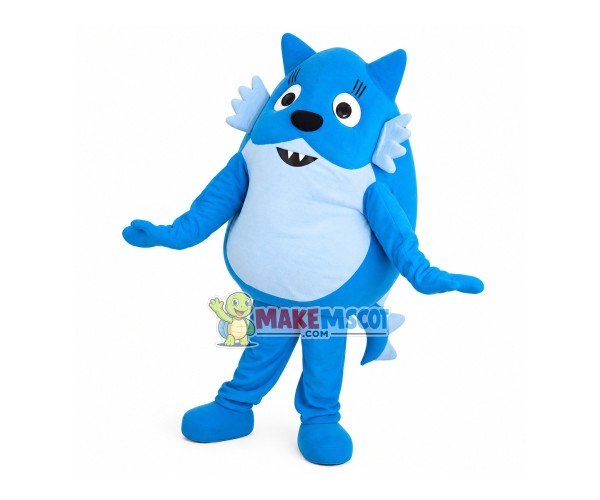 Blue Groundhog Adult Mascot Costume Blue Groundhog Adult Mascot Costume
