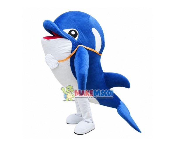 Aquarium Dolphin Mascot Costume Aquarium Dolphin Mascot Costume