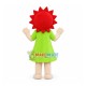 Sunny Sun With Green Dress Mascot Costume Sunny Sun With Green Dress Mascot Costume