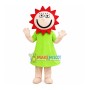 Sunny Sun With Green Dress Mascot Costume