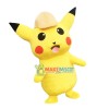 Pikachu With Cap Mascot Cartoon Costume