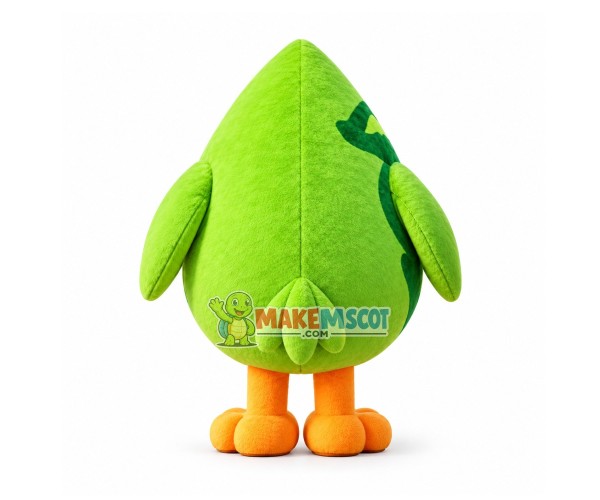Green Cartoon Goose Nae Mascot Costume Green Cartoon Goose Nae Mascot Costume