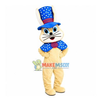 The Mysterious Magician Rabbit Mascot Costume The Mysterious Magician Rabbit Mascot Costume