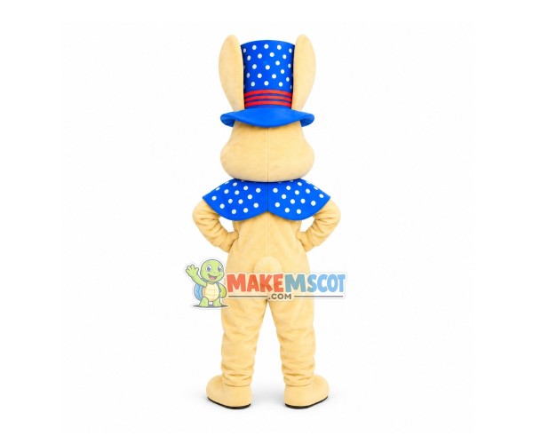 The Mysterious Magician Rabbit Mascot Costume The Mysterious Magician Rabbit Mascot Costume