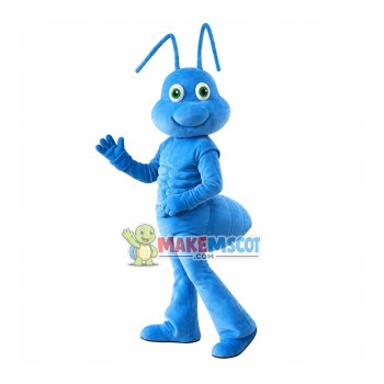 Walking Blue Ant Mascot Costume Walking Blue Ant Mascot Costume