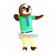 Slow Three-toed Sloth Cartoon Mascot Costume