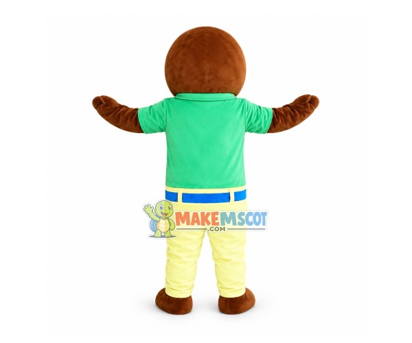 Slow Three-toed Sloth Cartoon Mascot Costume