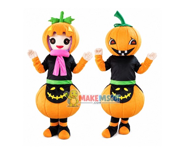 Halloween Pumpkin Doll Mascot Costume Halloween Pumpkin Doll Mascot Costume