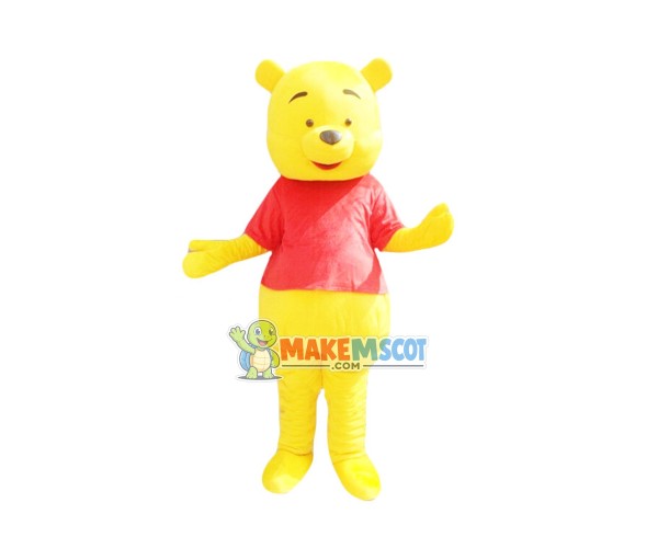 Winnie The Pooh Cartoon Mascot Costume Winnie The Pooh Cartoon Mascot Costume