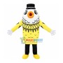 Bubble Yellow Goldfish Mascot Costume