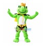 Superman Frog With Muscle Mascot Costume