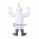Cheer White Bird Mascot Adult Costume Cheer White Bird Mascot Adult Costume