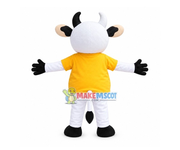 Farm Cow Mascot Costume Farm Cow Mascot Costume