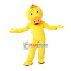 Yellow All Over Platypus Mascot Costume