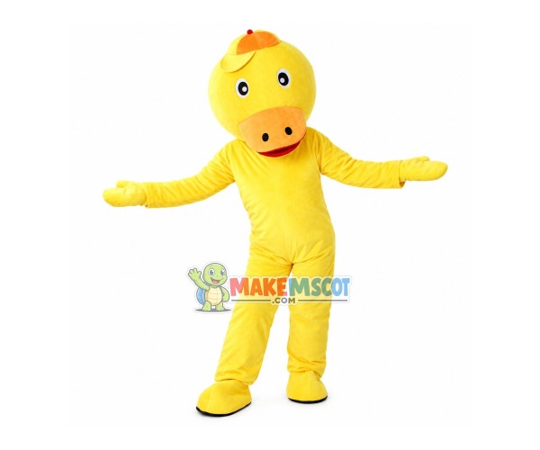 Yellow All Over Platypus Mascot Costume Yellow All Over Platypus Mascot Costume