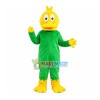 Dull Green Platypus Mascot Costume