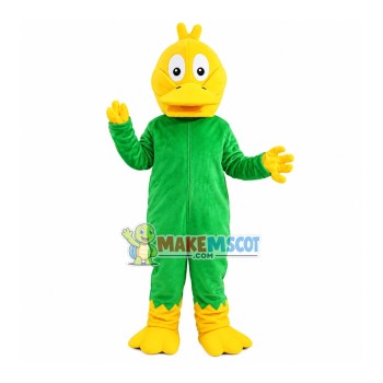 Dull Green Platypus Mascot Costume Dull Green Platypus Mascot Costume