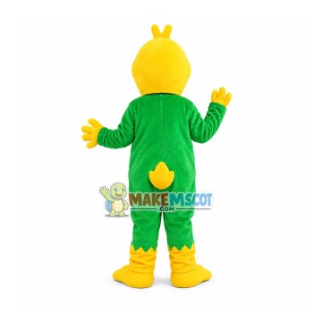 Dull Green Platypus Mascot Costume Dull Green Platypus Mascot Costume