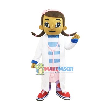 Little Doctor Muffin Mascot Costume Little Doctor Muffin Mascot Costume