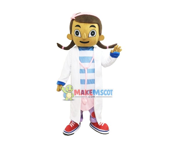 Little Doctor Muffin Mascot Costume Little Doctor Muffin Mascot Costume