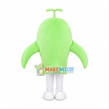 Light Green Seed Dolphin Mascot Costume Light Green Seed Dolphin Mascot Costume