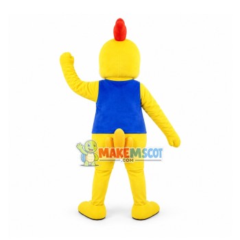 Lifesome Chicken With Vest Mascot Costume