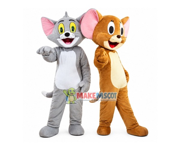 Tom And Jerry Cartoon Mascot Costume Tom And Jerry Cartoon Mascot Costume